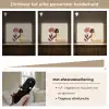 Vrouw - Minimalistisch - Bloem Light Box met batterij (Wandlamp) middel -USP_dimbaarNL
