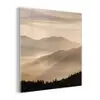Bergen - Mist - Zonnestralen plexiglas 5mm klein -z3d