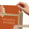 Oranje - Wijntje - Quote Light Box met kabel (Wandlamp) klein -USP_websiteprintNL