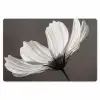Bloem - Minimalistisch - Zwart - Wit Placemat vinyl groot -zzsfeer1_Kitchenyeah-website