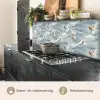 Wolken - Kraanvogels - Blauw keuken achterwand 2 middel 871 -usp_NL