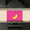 Banaan - Geel - Fruit keuken achterwand spatscherm klein -sfeer1