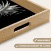 Ananas - Gedetailleerd - Bladeren Dienblad Rechthoek middel -USP_HandgreepNL