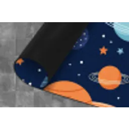 Ruimte - Planeten - Kleurrijk Keukenloper - keukenmat middel -closeup