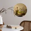 Olijven - Stilleven - Vintage Wandcirkel behangsticker klein -sfeer3