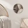 Klassiek - Marmer - Wijn Akoestische PET Vilt - Rond klein -sfeer4