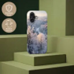 Bos - Bergen - Goud - Winter - Warm Toughcase MagSafe Apple iPhone 17 klein -USP_PrintM_DE