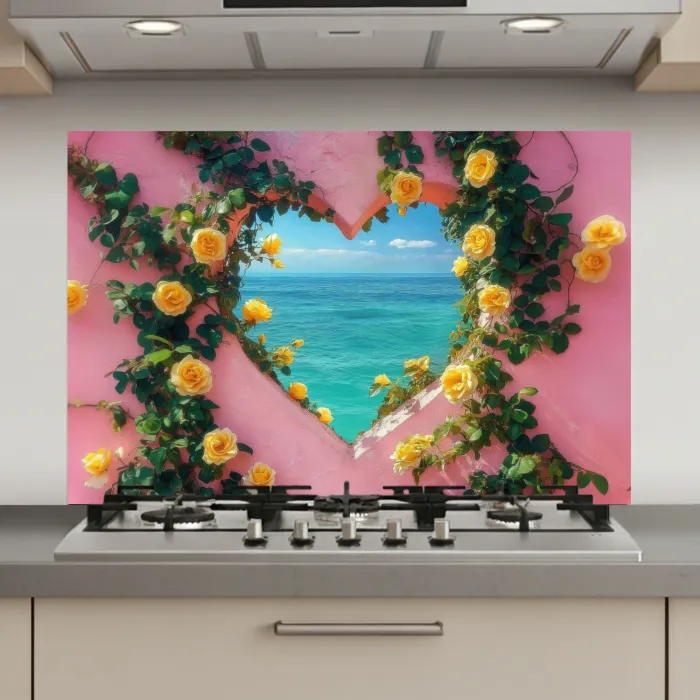 Hart - Zee - Muur keuken achterwand spatscherm klein -3d_website