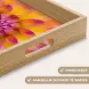 Dahlia - Bloem - Oranje Dienblad Rechthoek middel -USP_HandgreepNL