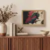 Zwarte draak - Rookwolken - Rood Light Box met kabel (Tafellamp) klein -sfeer2