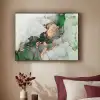 Marmer - Goud - Groen - Luxe Textielframe - compleet frame klein -sfeer1