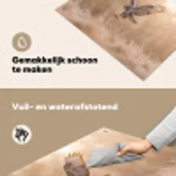 Buizerd - Roofvogel - Natuur - Bruin Inductie beschemer met haakjes klein -ky-schoon-nl