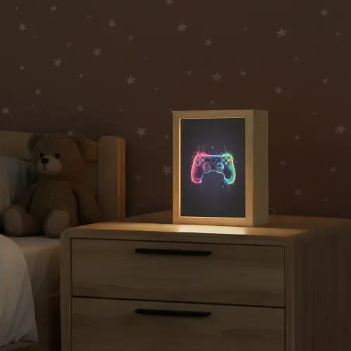 Grafisch - Controller - Neon - Verfspatten Light Box met kabel klein -sfeer1_kind