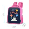 Astronaut - Ruimte - Planeten Kinderrugzak - Roze middel -productfoto_formaten