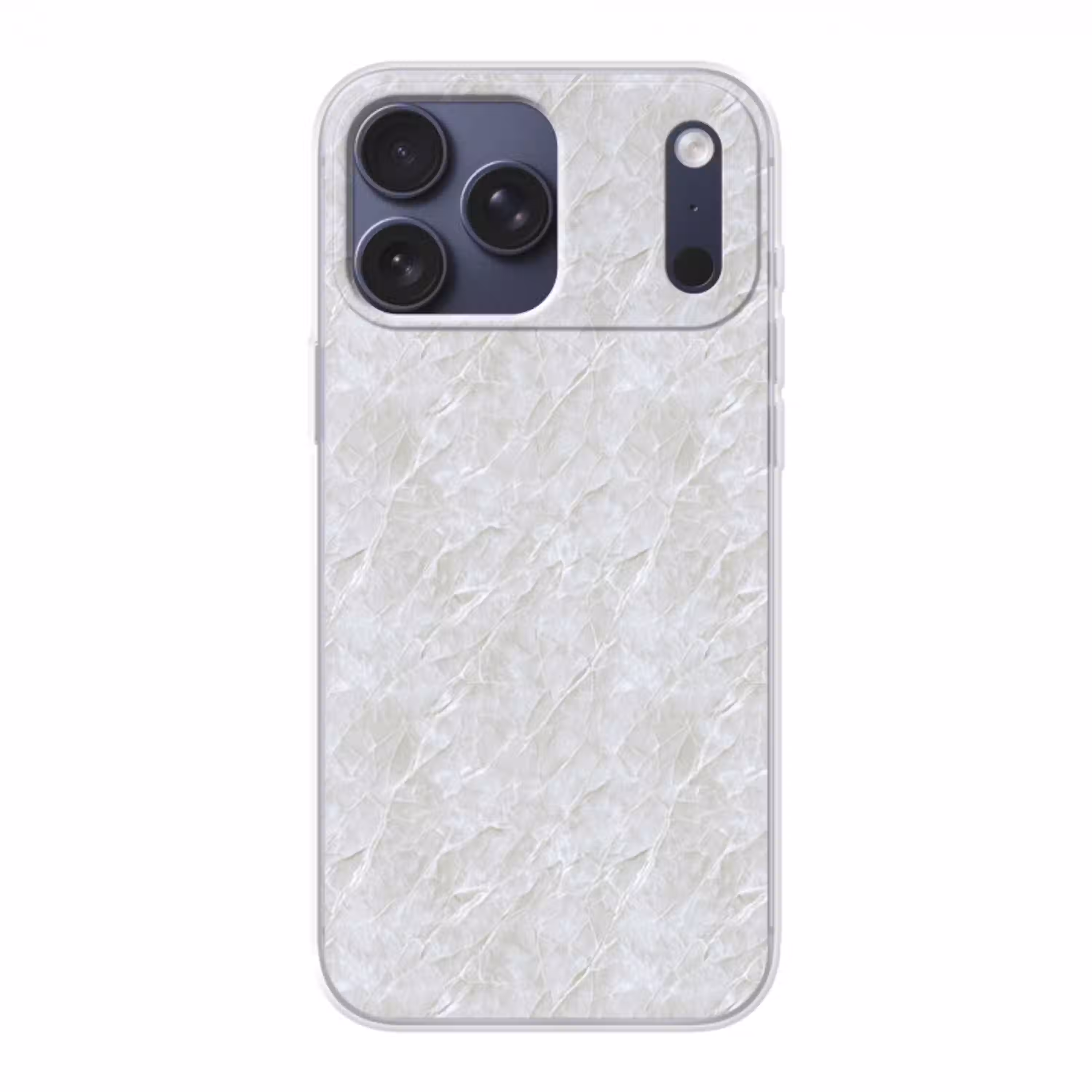 Oppervlakte - Textuur - Grijs Telefoonhoesje iPhone 17 Pro Max klein 879 -3d