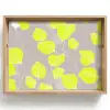 Bladeren - Neon - Geel - Lijnen Dienblad Rechthoek middel -z3d_shopping