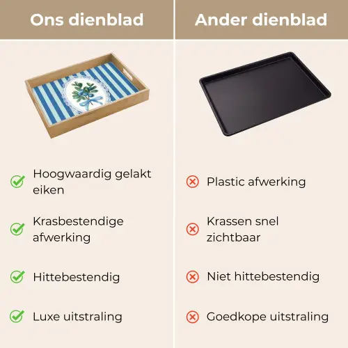 Illustratie - Bessen - Blauw - Strepen Dienblad Rechthoek middel -USP_VergelijkingNL