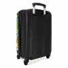 Schattige Beestjes in Stad NBS - Handbagage koffer - Kinderen Unisex middel -achterkant