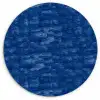 Verf - Strepen - Blauw Wandcirkel plexiglas klein 852 -3d