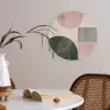 Vormen - Abstract - Cirkel - Zwart Akoestische PET Vilt - Rond klein -sfeer3
