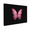 Vlinder - roze - Elegant canvas 2cm klein -z3d