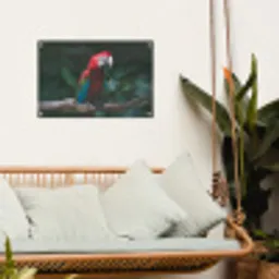 Vogel - Papegaai - Ara tuinposter los doek klein -sfeer7