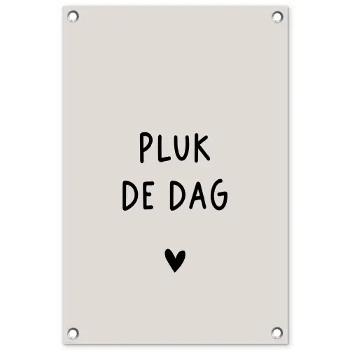 plukdedag-beige tuinposter los doek klein -3d