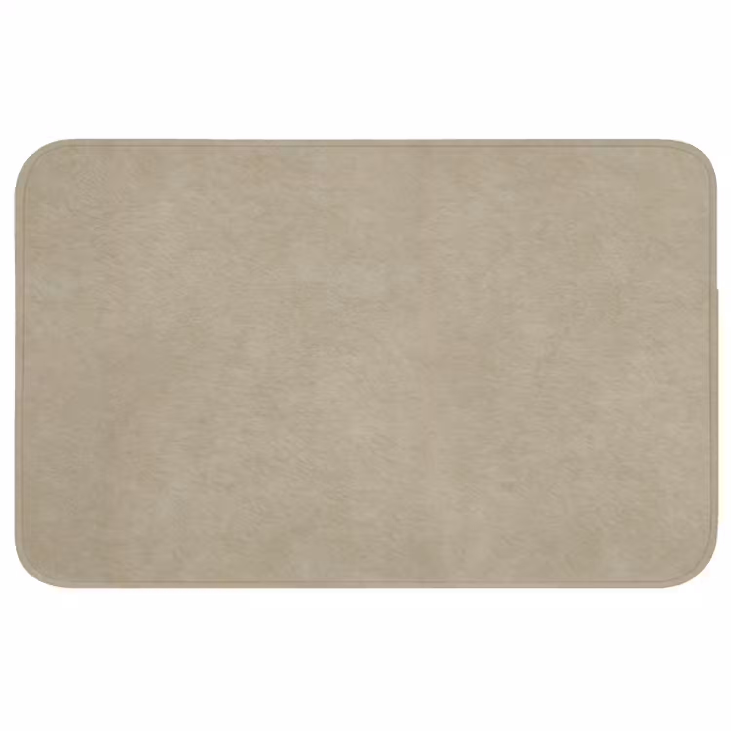 Badmat - Taupekleur - Gewolkt textuur - Natuurlijk