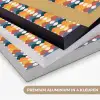 Retro - Disco - Golven Textielframe zwart klein 947 -USP_kleurenNL