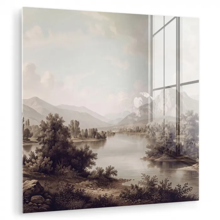 Klassiek - Landschap - Sereen plexiglas 5mm klein -zzzproduct_nieuw