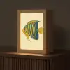 Felgeel - Vis - Strepen - Vinnen Light Box met kabel (Tafellamp) klein -z3d_website