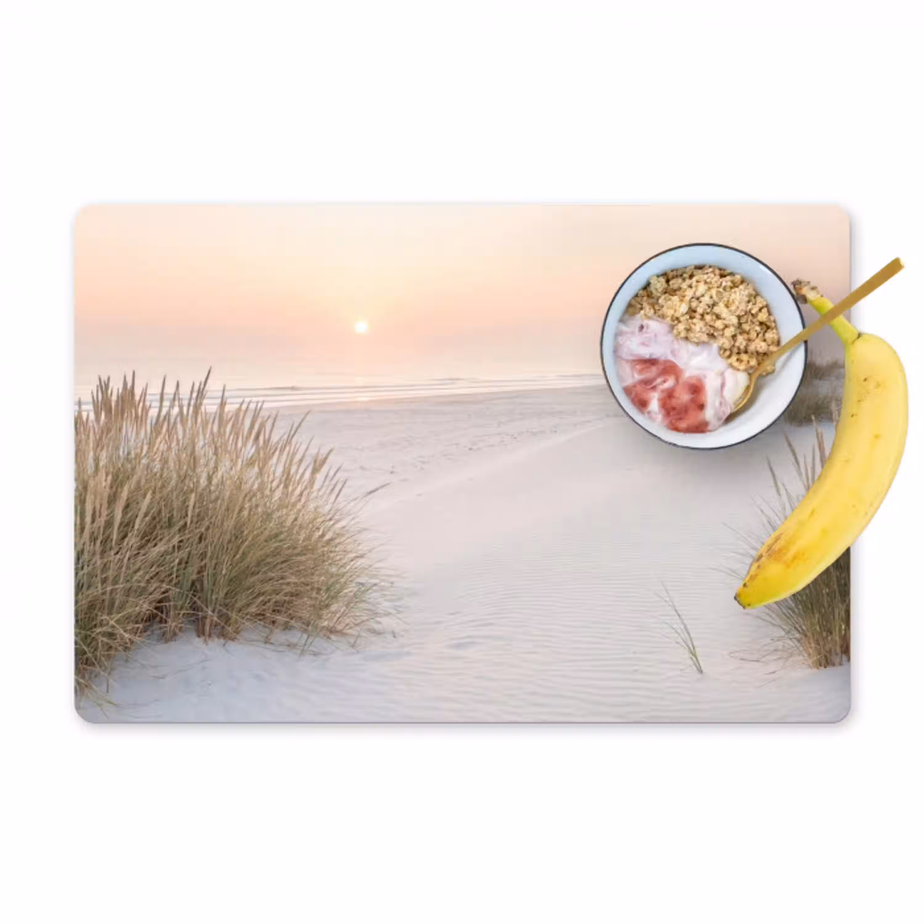 Horizon - Duinlandschap - Zand Placemat vinyl groot -zzzproduct_Kitchenyeah-website