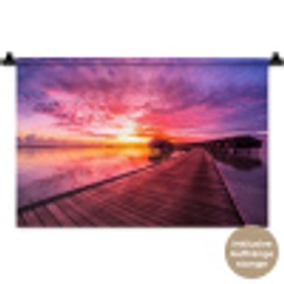 Steiger - Water - Zon - Roze - Horizon Wandkleed katoen klein -t3d_DE