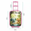 Olifant - Tijger - Bos - Jungle Kinderkoffer - Roze klein -productfoto_formaten