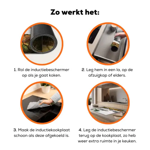 Italiaans landschap parasoldennen - Kunst - Hendrik Voogd - Schilderij - Zwart wit - Oude meesters Inductie beschermer vinyl 3mm klein -zzzzzzz-td-werking