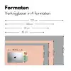 Bakje - Ijs - Aardbei - Roze Muismat XXL klein -sfeer5