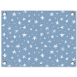 Sterretjes - Patroon - Blauw tuinposter los doek klein 239 -3d