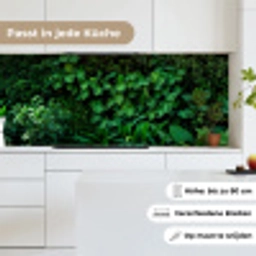 Natuur - Bos - Groen - Monstera keuken achterwand 2 middel -sfeer4_DE