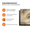 Schilderij - Boom - Abstract - Bladeren Inductie beschermer vinyl 3mm klein -zzzzzzz-td-ups