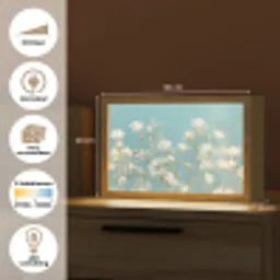 Stengels - Bloemen - Lucht - Wit Light Box met kabel (Tafellamp) klein -USP_websiteoverzichtNL