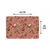 Klassiek - Botanisch - Roze Placemat vinyl groot 368 -specs
