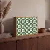 Tegel - Klassiek - Groen Light Box met batterij (Wandlamp) middel 907 -sfeer2