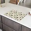 Blokken - Vintage - Grijs Inductie beschermer vinyl 3mm klein 276 -sfeer8