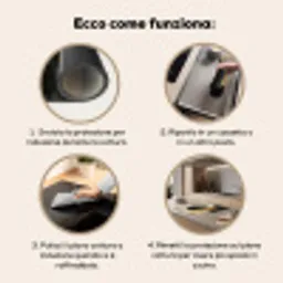 Harmonie in Vier Delen Inductie beschermer vinyl 3mm middel -zzzsfeer9_ITA
