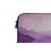 Abstract - Heuvels - Landschap - Paars laptophoes neopreen klein -detail