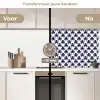 Oceaan - Octo - Blauw - Wit keuken achterwand 2 middel 871 -voor-na2_NL