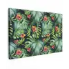 Tropical - Bloemen - Bladeren - Jungle Tuinposter op houten frame 2 cm dik klein -3d