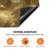 Palm - Waaier - Goud Inductie beschermer vinyl 3mm klein 276 -zzzzzzz-td-onderkant