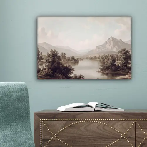Klassiek - Landschap - Sereen canvas 2cm klein -sfeer4