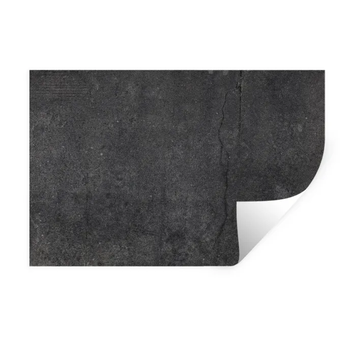 Beton - Zwart - Grijs - Rustiek - Industrieel Muursticker klein -3d